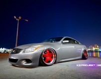 悶騷紅色大腳 K3 Projekt改裝2010英菲尼迪G37雙門跑車