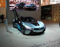 洛杉磯車(chē)展上的寶馬i8概念車(chē)