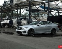 奔馳C-250 Coupe改裝Vossen Wheels輪轂