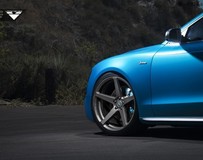 Vorsteiner Wheels改裝藍色奧迪S5