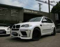 改裝作業(yè) 寶馬X5改裝寬體包圍套件