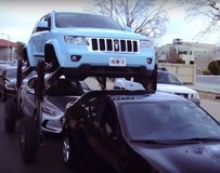 吉普大切諾基改裝無敵高蹺上身