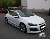 白色大眾尚酷超級(jí)低調(diào)改裝車欣賞