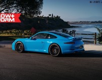 保時捷911改裝黑色HRE輪轂