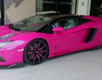 悶騷艷粉 Vitt Squalo改裝2014蘭博基尼Aventador跑車