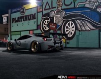 Liberty Walk為寬體法拉利458 Italia改裝車輪