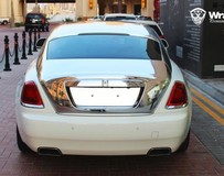 WrapStyle改裝勞斯萊斯幽靈搭配銀色鍍鉻