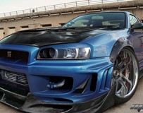 超級(jí)霸氣的日產(chǎn)Skyline 心動(dòng)么？