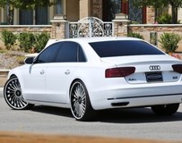 Forgiato改裝白色奧迪A8