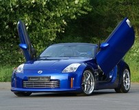 藍(lán)色剪刀門 Senner改裝尼桑350Z Cabriolet
