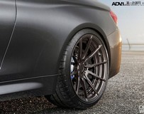 ADV.1 Wheels改裝華麗的礦物質灰色寶馬M4