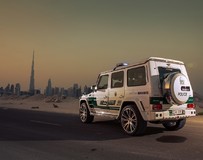 BRABUS公司捐贈(zèng)給迪拜警方一輛B63S-700 WIDESTAR的G 63 AMG汽車