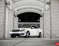 奔馳C350改裝Vossen Wheels五幅輪轂上身