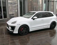 安德森德國引進的白色夢幻版保時捷卡宴