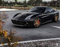 黑色法拉利California T改裝AG豪華輪轂