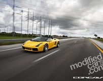 嫩黃出街 Concavo Wheels 改裝蘭博基尼Gallardo