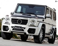 WALD改裝奔馳G系 G55 G63 G500大包圍尾翼機(jī)蓋輪轂
