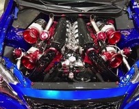 豐田86改裝四渦輪增壓1GZ-FE V12發(fā)動機
