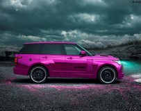 春哥專供——哈曼改裝粉色路虎攬勝