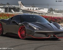 Misha Designs改裝緞黑色法拉利458 Italia