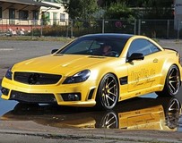 Fostla改裝奔馳SL55 AMG取名“Lquid Gold” (液體黃金)