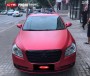 北京奔腾B70 CYS电光金属红 PM010 汽车改色贴膜